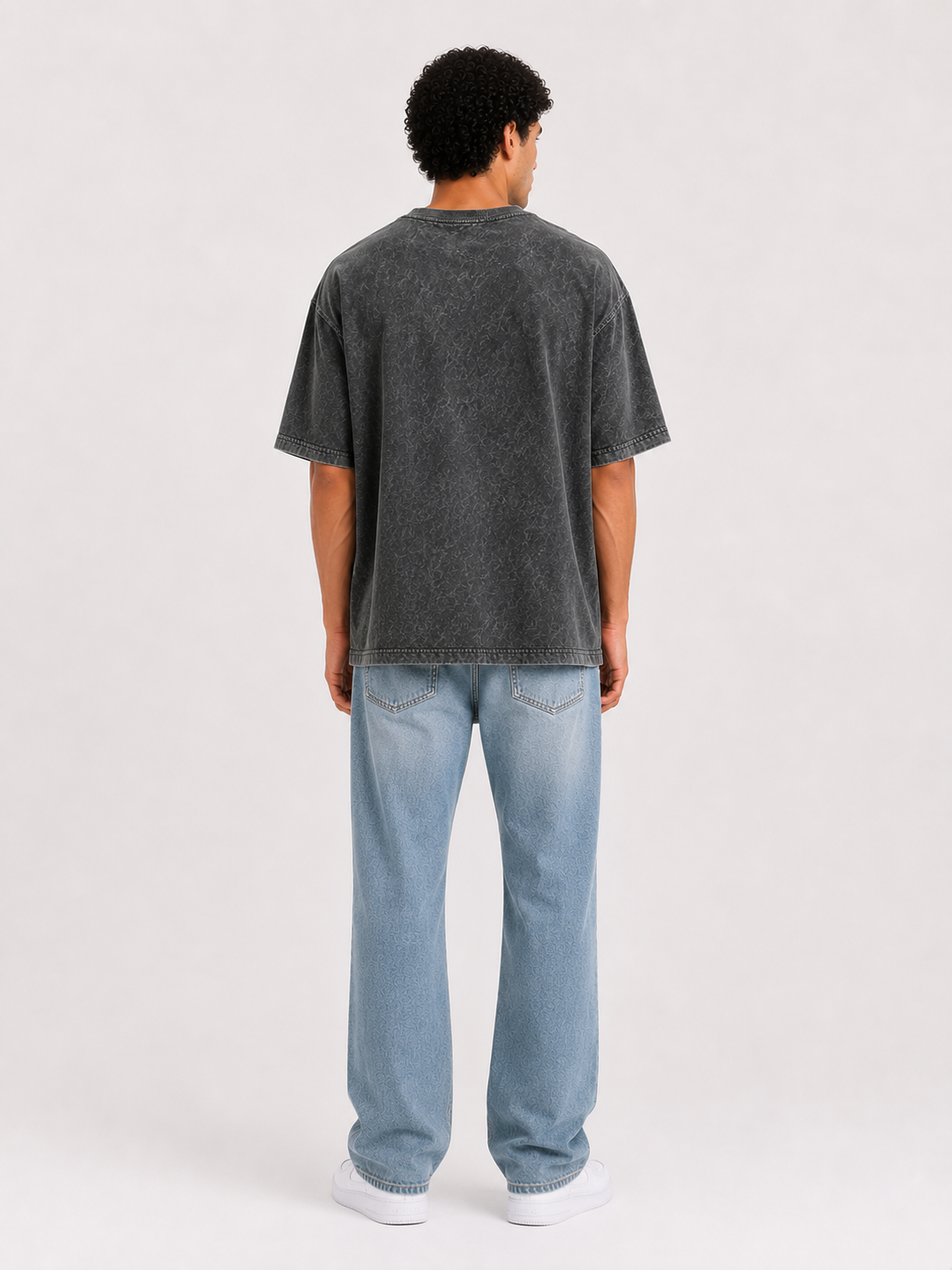 men dark grey acid wash oversized t shirt men dark grey acid wash oversized t shirt