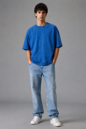 men maroon acid wash oversized t shirt (copy)