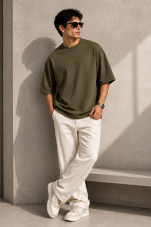 sage 240gsm oversized t shirt