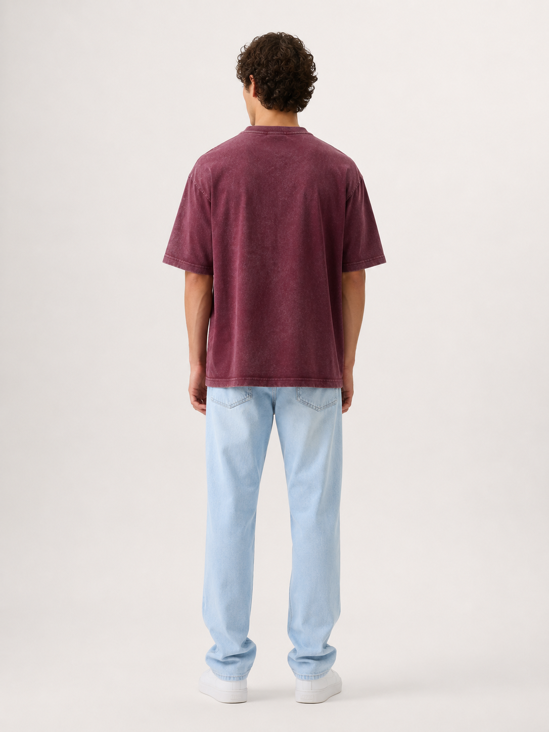 men maroon acid wash oversized t shirt men maroon acid wash oversized t shirt