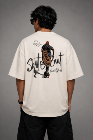 wild riding graphic acid wash oversized t shirt (copy)