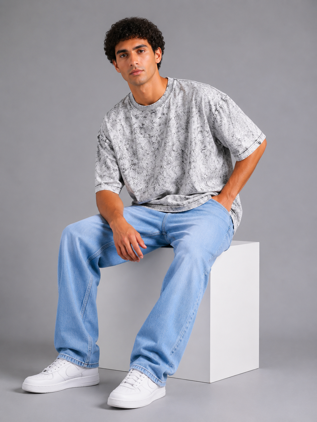 men white acid wash oversized t shirt men white acid wash oversized t shirt