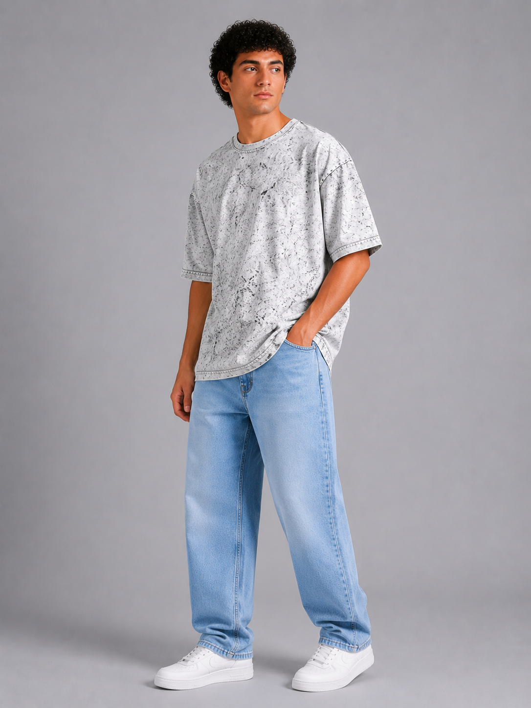 men white acid wash oversized t shirt men white acid wash oversized t shirt