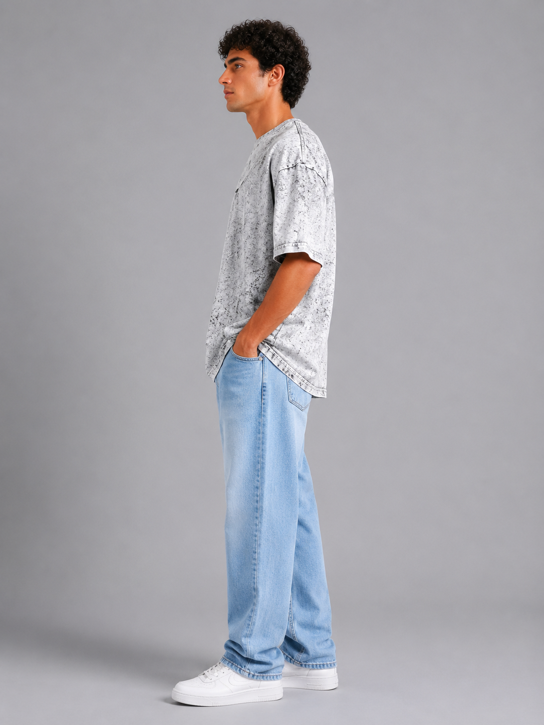 men white acid wash oversized t shirt men white acid wash oversized t shirt
